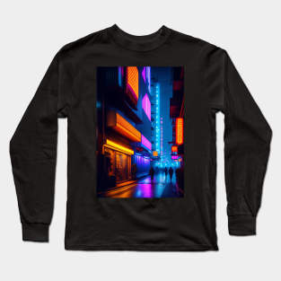 Electric Nights Long Sleeve T-Shirt